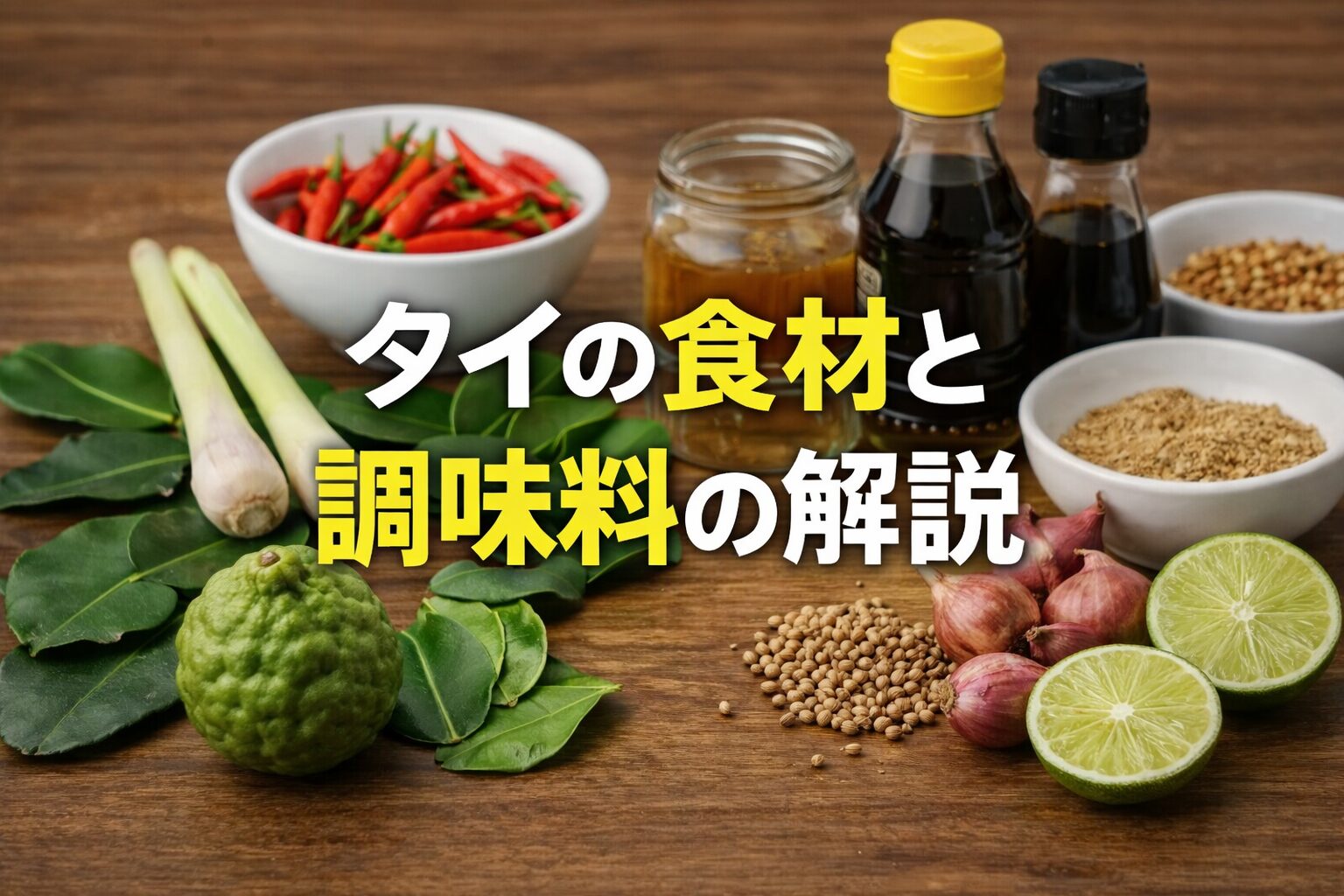 タイの食材と調味料の解説