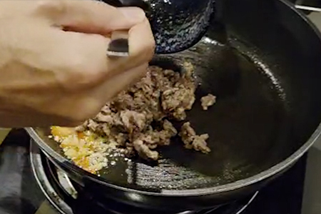 牛肉を追加する