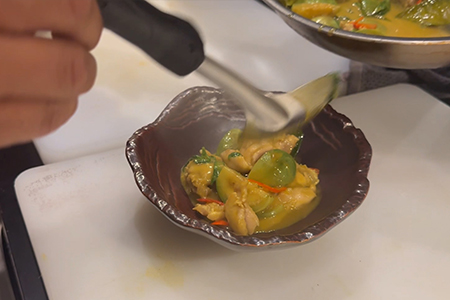 お皿に盛り付け