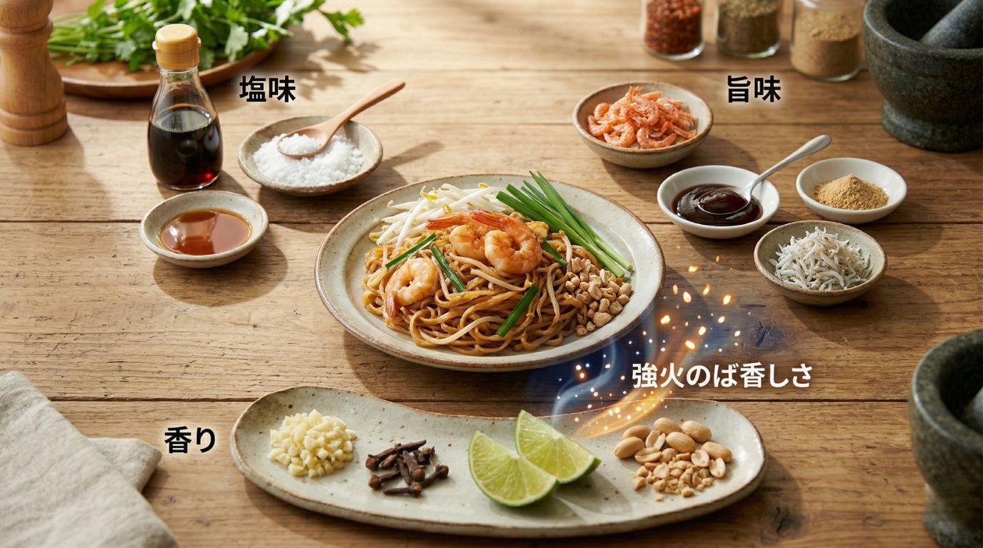 代用の基本設計は塩味・旨味・香りを分解して組み立てる