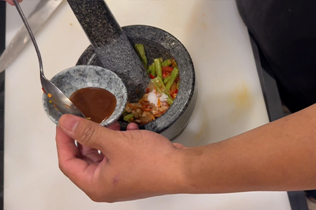 調味料を入れる